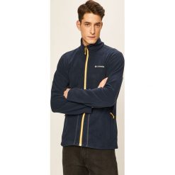 Columbia - Bluza. Niebieskie bluzy męskie Columbia, s, z aplikacjami, z poliesteru, z kapturem, bez rękawów, bez kaptura. W wyprzedaży za 169,90 zł.