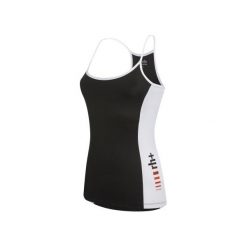 T-shirty damskie: RH+ Koszulka damska Spirit Spaghetto Top czarno biała r. L (ECD0259)