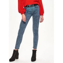 Jegginsy - Niebieski. Niebieskie legginsy Sinsay, z jeansu. Za 49,99 zł.