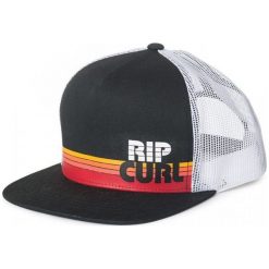 Rip Curl Czapka Męska Czarny Macao. Czarne czapki męskie Rip Curl, bez wzorów, z materiału, klasyczne. W wyprzedaży za 89,00 zł.