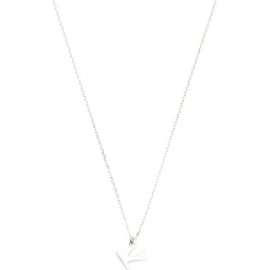 Srebrny naszyjnik - (D)39 cm. Szare naszyjniki damskie marki Ania Kruk, srebrne. W wyprzedaży za 72,95 zł.