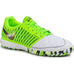 Buty NIKE - Lunargato II 580456 137 White/Anthracite. Zielone buty sportowe męskie Nike, ze skóry, bez zapięcia, do piłki nożnej. Za 379,00 zł.