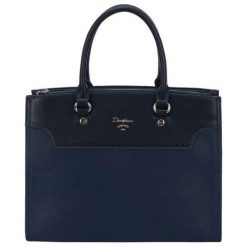David Jones Dark Torebka Damska Blue cm5030. Niebieskie torebki klasyczne damskie marki David Jones, bez wzorów, biznesowe, bez dodatków. Za 217,00 zł.
