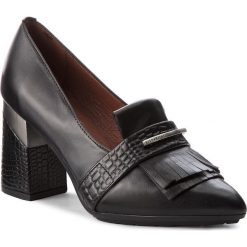 Półbuty HISPANITAS - Lino-07 HI87348 Black. Czarne półbuty damskie marki Hispanitas, z aplikacjami, ze skóry, bez obcasa, na obcasie, bez zapięcia. W wyprzedaży za 359,00 zł.