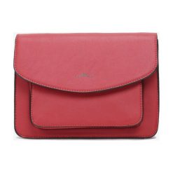 Czerwona Torebka Talolora. Czerwone torebki klasyczne damskie Renee, bez wzorów, eleganckie, bez dodatków. Za 89,99 zł.