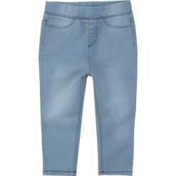 TXM Spodnie niemowlęce dziewczęce 92 JEANSOWY. Spodnie niemowlęce TXM, bez wzorów, z jeansu. Za 19,99 zł.