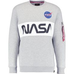 Bejsbolówki męskie: Alpha Industries NASA INLAY Bluza grey heather