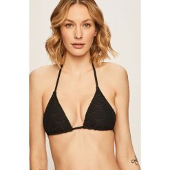 Pepe Jeans - Biustonosz kąpielowy Romina. Czarne stroje kąpielowe damskie Pepe Jeans, s, bez wzorów, z elastanu. W wyprzedaży za 79,90 zł.