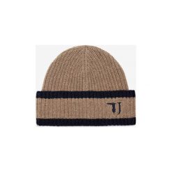 Trussardi Jeans Czapka Brązowy. Pomarańczowe czapki męskie Trussardi Jeans, bez wzorów, z wełny. Za 223,95 zł.