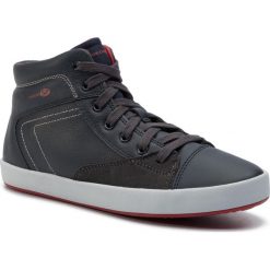 Sneakersy GEOX - J Gisli B. C J945CC 0MEBC C4244 D Navy/Dk Red. Niebieskie trampki chłopięce Geox, bez wzorów, ze skóry ekologicznej, na sznurówki. W wyprzedaży za 159,00 zł.