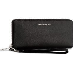Duży Portfel Damski MICHAEL MICHAEL KORS - Jet Set Travel 32S5STVE9L Black. Czarne portfele damskie MICHAEL Michael Kors, bez wzorów, ze skóry. Za 699,00 zł.