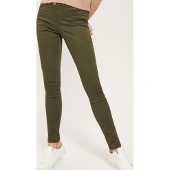 Rurki damskie: Spodnie SKINNY - Khaki