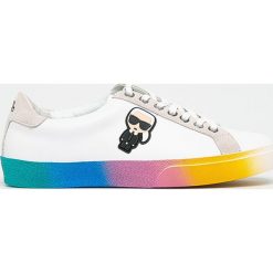 Karl Lagerfeld - Buty Skool II Kalifornia Ikon Lce. Białe buty sportowe damskie KARL LAGERFELD, bez wzorów, ze skóry, sportowe. Za 729,90 zł.