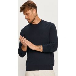 Marc O'Polo - Sweter. Niebieskie swetry męskie Marc O'Polo, s, bez wzorów, z bawełny, z okrągłym kołnierzem, bez kaptura. Za 389,90 zł.