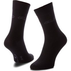 Zestaw 3 par wysokich skarpet damskich TOM TAILOR - 9703 Black 610. Czarne skarpetki damskie marki Tom Tailor, bez wzorów, z elastanu. Za 39,00 zł.