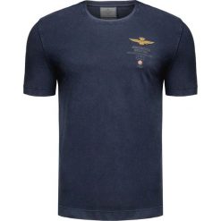 T-shirty męskie: T-shirt AERONAUTICA MILITARE Granatowy