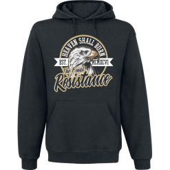 Heaven Shall Burn Resistance Eagle Bluza z kapturem czarny. Czarne bluzy męskie rozpinane Heaven Shall Burn, l, z kapturem. Za 164,90 zł.