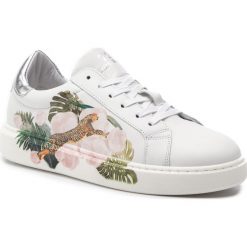 Sneakersy CYCLEUR DE LUXE - Fox-Poppy CDLW191401 White/Print. Białe półbuty damskie Cycleur De Luxe, na co dzień, bez wzorów, ze skóry, bez obcasa, na płaskiej podeszwie, bez zapięcia. W wyprzedaży za 309,00 zł.