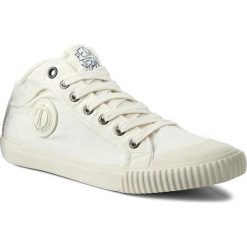 Trampki PEPE JEANS - Industry PMS30246 Off White 803. Białe tenisówki męskie Pepe Jeans, z gumy. W wyprzedaży za 169,00 zł.