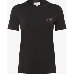 ARMEDANGELS - T-shirt damski, czarny. Czarne t-shirty damskie ARMEDANGELS, s, z haftami, z bawełny, bez kołnierzyka. Za 179,95 zł.