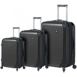 Walizki: Mia Toro Zestaw Walizek m1021/3, Black