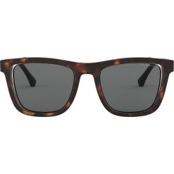 Emporio Armani - Okulary 0EA4126. Czarne okulary przeciwsłoneczne męskie marki Emporio Armani, z materiału. Za 499,90 zł.