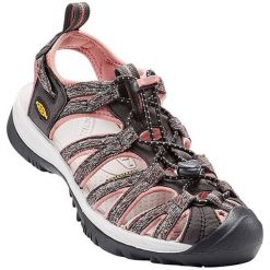 Keen Damskie Sandały Kobiety Waterfront Whisper Raven / Rose Dawn (Rozmiar 37). Czerwone sandały damskie marki Keen, bez wzorów, bez obcasa, bez zapięcia. W wyprzedaży za 302,00 zł.