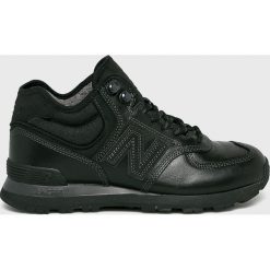 New Balance - Buty. Czarne buty sportowe męskie marki New Balance, ze skóry, na sznurówki. W wyprzedaży za 359,90 zł.