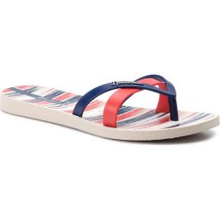 Japonki IPANEMA - Kirei Silk IV Fem 82595 Beige/Blue/Red 22329. Czerwone klapki damskie Ipanema, bez wzorów, z tworzywa sztucznego, bez obcasa. W wyprzedaży za 59,99 zł.