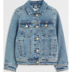 Mango Kids - Kurtka dziecięca Allegra 122-164 cm. Kurtki dziewczęce Mango Kids, bez wzorów, z elastanu, krótkie, bez kaptura. Za 99,99 zł.