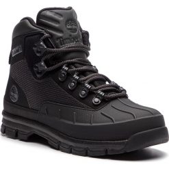 Trapery TIMBERLAND - Euro Hiker Shell Jacquard TB0A1Q9I Czarny. Czarne timberki męskie Timberland, ze skóry. W wyprzedaży za 429,00 zł.