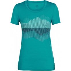 Icebreaker damski t-shirt Wmns Tech Lite SS Low Crewe Cook, Reflected Arctic Teal,M. Koszulki damskie termoaktywne Icebreaker, m, bez wzorów, z wełny. W wyprzedaży za 190,00 zł.