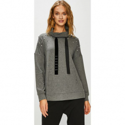 Liu Jo - Bluza. Szare bluzy damskie z kieszeniami marki Liu Jo, s, z elastanu, bez kaptura. W wyprzedaży za 439,90 zł.