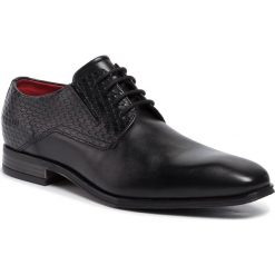Półbuty BUGATTI - 311-82101-1100 Black 1000. Czarne buty wizytowe męskie Bugatti, ze skóry, klasyczne. W wyprzedaży za 299,00 zł.