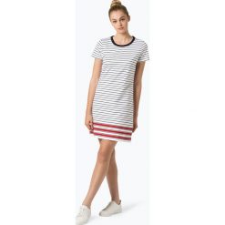 Tommy Hilfiger - Sukienka damska, beżowy. Brązowe sukienki hiszpanki TOMMY HILFIGER, m, w paski, sportowe, sportowe. Za 549,95 zł.