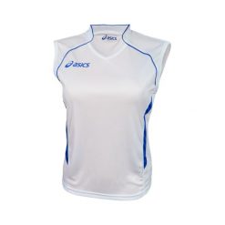 Koszulka Asics SINGLET ARUBA W (T603Z1-0143). Białe bluzki damskie marki Asics, z materiału. Za 29,99 zł.