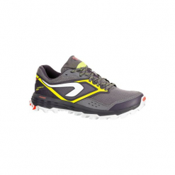 Buty do biegania KIPRUN TRAIL XT 7 damskie. Szare buty damskie do biegania marki KALENJI, z poliesteru. W wyprzedaży za 199,99 zł.
