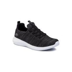 Skechers SOCIAL MUSE 88888135 BKW. Czarne buty sportowe damskie Skechers, z materiału, sportowe. Za 199,99 zł.