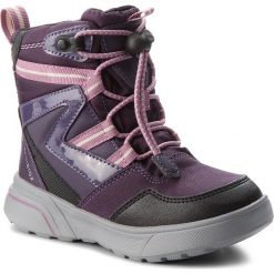 Śniegowce GEOX - J Sveggen G.Babx A J848AA 054AU CN88Q S Violet/Lavender. Fioletowe śniegowce dziewczęce Geox, bez zapięcia. W wyprzedaży za 259,00 zł.