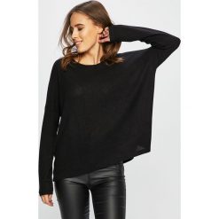 Only - Sweter. Czarne swetry damskie ONLY, s, bez wzorów, z elastanu, z krótkim rękawem, krótkie, bez kaptura. W wyprzedaży za 79,90 zł.