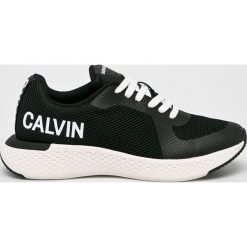 Calvin Klein Jeans - Buty. Czarne sneakersy męskie Calvin Klein Jeans, z jeansu, na sznurówki. W wyprzedaży za 469,90 zł.
