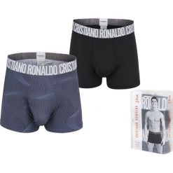 CR7 Cristiano Ronaldo Underwear 2 Pack. Szare bokserki męskie CR7 CRISTIANO RONALDO COLLECTION, bez wzorów, z bawełny. Za 69,00 zł.