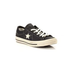 Buty Converse 158989C ONE STAR LEATHER. Czarne trampki i tenisówki damskie Converse, bez wzorów, bez zapięcia. Za 320,81 zł.