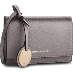 Torebka EMPORIO ARMANI - Y3B086 YH15A 86539 Acciaio/Nero. Szare listonoszki damskie marki Emporio Armani, na co dzień, ze skóry ekologicznej. W wyprzedaży za 379,00 zł.