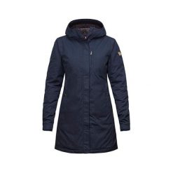 Fjällräven Kiruna Padded Parka W, Dark Navy | 555 | XL. Niebieskie kurtki damskie Fjällräven, xl, bez wzorów, długie. W wyprzedaży za 1435,42 zł.