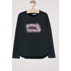 Name it - Bluza dziecięca 122-164 cm. Niebieskie bluzy dziewczęce Name it, z nadrukiem, z bawełny, bez rękawów, bez kaptura. W wyprzedaży za 29,90 zł.