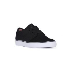 Buty Globe MAHALO BLACK OLIVE. Czarne trampki męskie marki Globe, bez wzorów, bez zapięcia. Za 324,15 zł.