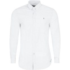 Koszula Trussardi Jeans. Białe koszule męskie m, z bawełny, klasyczne. Za 189,00 zł.