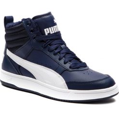 Sneakersy PUMA - Rebound Street V2 Fur 363717 06 Peacoat/Puma White. Niebieskie sneakersy męskie Puma, bez zapięcia. W wyprzedaży za 199,00 zł.