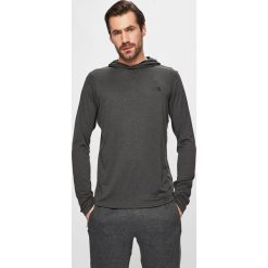 The North Face - Bluza. Szare bluzy męskie The North Face, s, z nadrukiem, z poliesteru, z kapturem, bez rękawów, z kapturem. W wyprzedaży za 129,90 zł.
